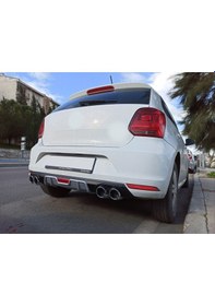 Resim Autogp Vw Polo 6r Arka Tampon Difüzörü 4 Çıkış 2009+ Cmvwpo17dfz 