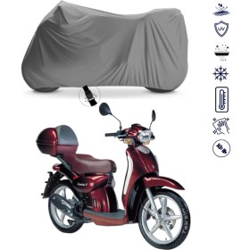 Resim Teksin Honda Xl 185 S Motosiklet Branda Su Geçirmez Motor Branda 