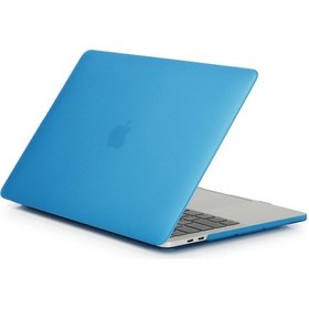 Resim Arabulalaca Apple Uyumlu MacBook Pro 13' 2020 A2338 M1 İşlemcili Mat Doku Kılıf Turkuaz 