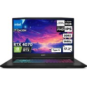 Resim MSI Katana 17 B13VGK-1030XTRFR23 i7-13620H 32 GB DDR5 1 TB SSD RTX4070 8 GB 17.3" FHD W11P Dizüstü Bilgisayar 