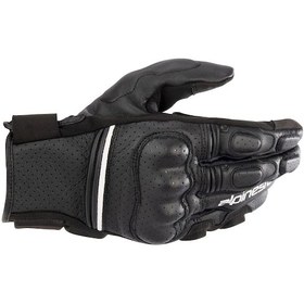 Resim Alpinestars Phenom Air Korumalı Yazlık Motosiklet Eldiveni Siyah Beyaz 