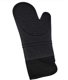 Resim Genel Markalar Isıya Dayanıklı Silikon Fırın Eldiveni - Siyah 