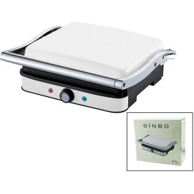 Resim Just Cheap Store Beyaz Izgara ve Tost Makinesi Ayarlanabilir Isı 180 Derece Açılabilir Üst Gövde SSM-2571 (4741) 