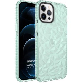Resim Apple Iphone 12 Pro Max Kılıf Prism Hybrid Yeşil 