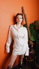 Resim Allure Elbise Beyaz - 34 