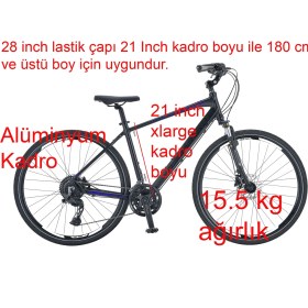 Resim Salcano City Sport 700 2x9 Cues Sistem Şehir Bisikleti 