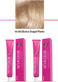 Resim Litae LitaeTrend 2 li Set Premium 10.00 Ekstra Doğal Platin - Kalıcı Krem Saç Boyası 2 X 50 g Tüp 