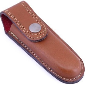 Resim Otantik Deri Çakı Kılıfı - Taba 13 Cm Kahverengi 