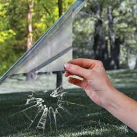Resim Güvenlik Cam Film Siyah Amerikan Çizilmez Açık Ton 75 cm x 6 metre 
