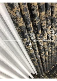 Resim Fon Perde Salvador Desen Jakarlı Saten Fonluk 