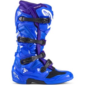 Resim Alpinestars Tech 7 Kros Motosiklet Botu Mavi 