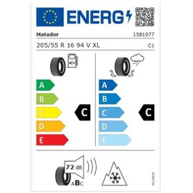 Resim Matador 205/55R16 94V XL M+S 3Pmsf Mp62 All Weather Evo Dört Mevsim Lastiği 2025 