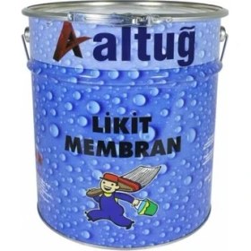 Resim Altuğ 17 Lt Likit Membran Siyah Renkli Su Yalıtımı Yüksek Performanslı Esnek Malzeme 