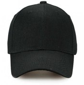 Resim Pembe Basic Unisex  Spor Düz  Şapka Kep  Siyah Tek Ebat 