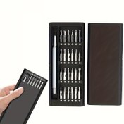 Resim 1 Set, 24-in-1 Profesyonel Onarım Kiti - Çok Fonksiyonlu Hassas Tornavida Seti Mobil Telefonlar ve Tabletler için - Tam Tool Matkap Montaj Kiti Taşınabilir Taşıma Kılıfı ile 