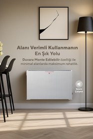 Resim KUMTEL Beyaz Konvektör Isıtıcı 2000W HC-2930 