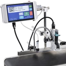 Resim Kelier Kx180 Tij 2.5 mürekkep kartuşu çevrimiçi tarih için mürekkep püskürtmeli kodlamalı yazıcı plastik torba yumurta tarihi otomatik kodlama makinesi QR kodu 