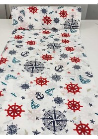 Resim Metrelik Kumaş Nevresimlik Kumaş 100x240 Cm Mavi 