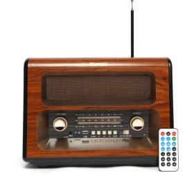 Resim Kemai MD-1910BT Şarjlı Nostaljik Bluetooth Fm Radyo USB Sd Mp3 