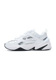 Resim Nike M2k Tekno Ess Leather Unisex Sneaker Hakiki Deri Günlük Spor Ayakkabı Beyaz Beyaz 