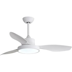 Resim Fancium LED Aydınlatmalı Uzaktan Kumandalı Beyaz Tavan Vantilatörü DKF-302 