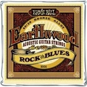 Resim Ernie Ball P02008 Rock Blues 10-52 Akustik Gitar Teli 