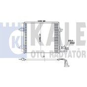 Resim KALE 342485 Klima Radyatoru Kondenser (Vw: Caddy III 1.9Tdi 03-08 ) 1T0820411A (WC639844) 