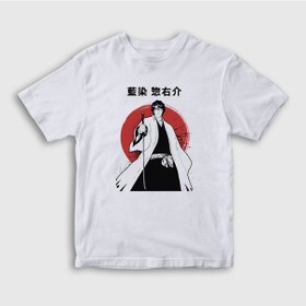 Resim Presmono Unisex Çocuk Aizen V2 Anime Bleach T-Shirt 