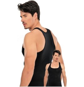 Resim 6 Adet Ribana Sporcu Rambo Siyah Spor Erkek Atlet %100 Pamuk Siyah 