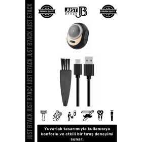 Resim Özgürce Mini Taşınabilir Hızlı Şarjlı Güçlü Kablosuz Tıraş Makinesi 
