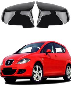 Resim Seat Leon 09-12 Araca Özel Batman Yarasa Ayna Kapağı Pianoblack 