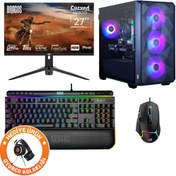 Resim DRAGOS DRx6732 i5 14400F 32GB Ram 1TB M.2 NVMe 8GB RTX4060 27 İnç 240Hz Curved Oyuncu Bilgisayarı 