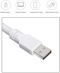 Resim Yıldızan Newshpings Sesle Kontrol 3 Renk Işık Modlu Akrobat USB LED Kitap Okuma Işığı, USB Gece Işığı Lambası 