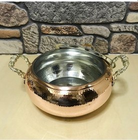 Resim Dövme Bakır Trabzon Güveci 20 cm 