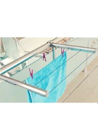 Resim Balkon Çamaşır Kurutma Askısı Alüminyum Çamaşır Kurutmalık 