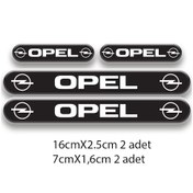 Resim Opel 3d Damla 4'lü Oto Sticker Set 2 