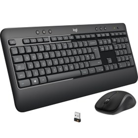Resim Logitech MK540 ADVANCED Kablosuz Türkçe Klavye Mouse Seti - Siyah 