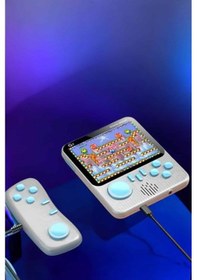 Resim Cosmotex El Atarisi 3.5 İnç Ekran Çift Konsol 666 Adet Retro Oyun Gamepad 