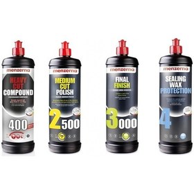 Resim Menzerna 4 Lü Set 400-2500-3000 -sealing Wax 1 Kg 