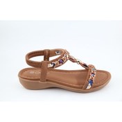 Resim Guja 25y150-11 Ortopedik Camel Kadın Sandalet Camel 