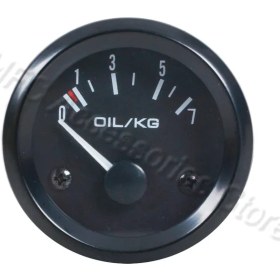 Resim Xiyu Shop Yağ Basın kg Stili Araç Ölçer 12V Otomobil Araba Göstergesi Su Sıcaklığı Yağ Sıcaklığı Yağ Basıncı Yakıt Voltları Yağ Basını kg Ampermetre Ölçer Siyah Kabuk (Yurt Dışından) 