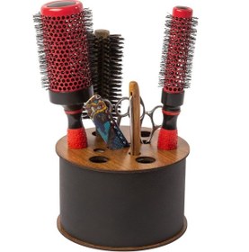 Resim Kuaför Berber Fırça Makas Standı 