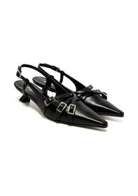 Resim Topuklu/ Stiletto Kadın 1971010 Nacree Capra Nero Capra Nero Siyah 