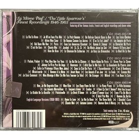 Resim Plak Değildir Cd Dir Cd The Best Of Edith Piaf 3 Cd Box Set C 