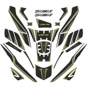 Resim Honda Pcx 2025 Uyumlu Tankpad Full Set 36 Parça Sarı Beyaz Renk 