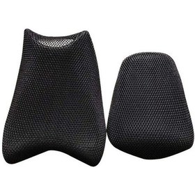 Resim Fosenze Motosiklet Yastık Kılıfı Siyah, Havalandırma Ve Soğutma Özelliği, Yağmurda Kuru Tutar, Güneşte Isınmaz, Kolay Kurulum 