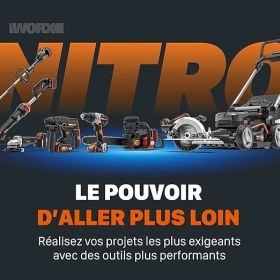 Resim WG350E 20VOLT 4.0AH Li-Ion 30CM Profesyonel Şarjlı Kömürsüz Zincirli Testere 