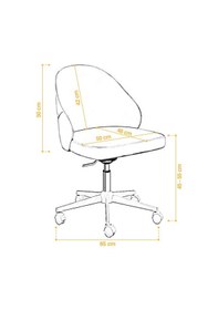 Resim Meltem Kids New Prestij Genç Odası Amortisörlü Tekerlekli Çalışma Sandalyesi (beyaz-pembe (3010)) 