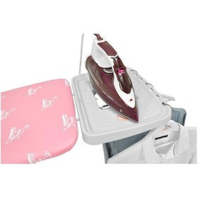 Resim Gazzella Gazella Dayanıklı Ütü Masası Bezi Kılıfı Pembe 