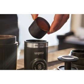 Resim Wacaco Nanopresso Barista Kit Espresso İçecek Türü 0 bar Basınç Gücü ile Siyah Renkli 